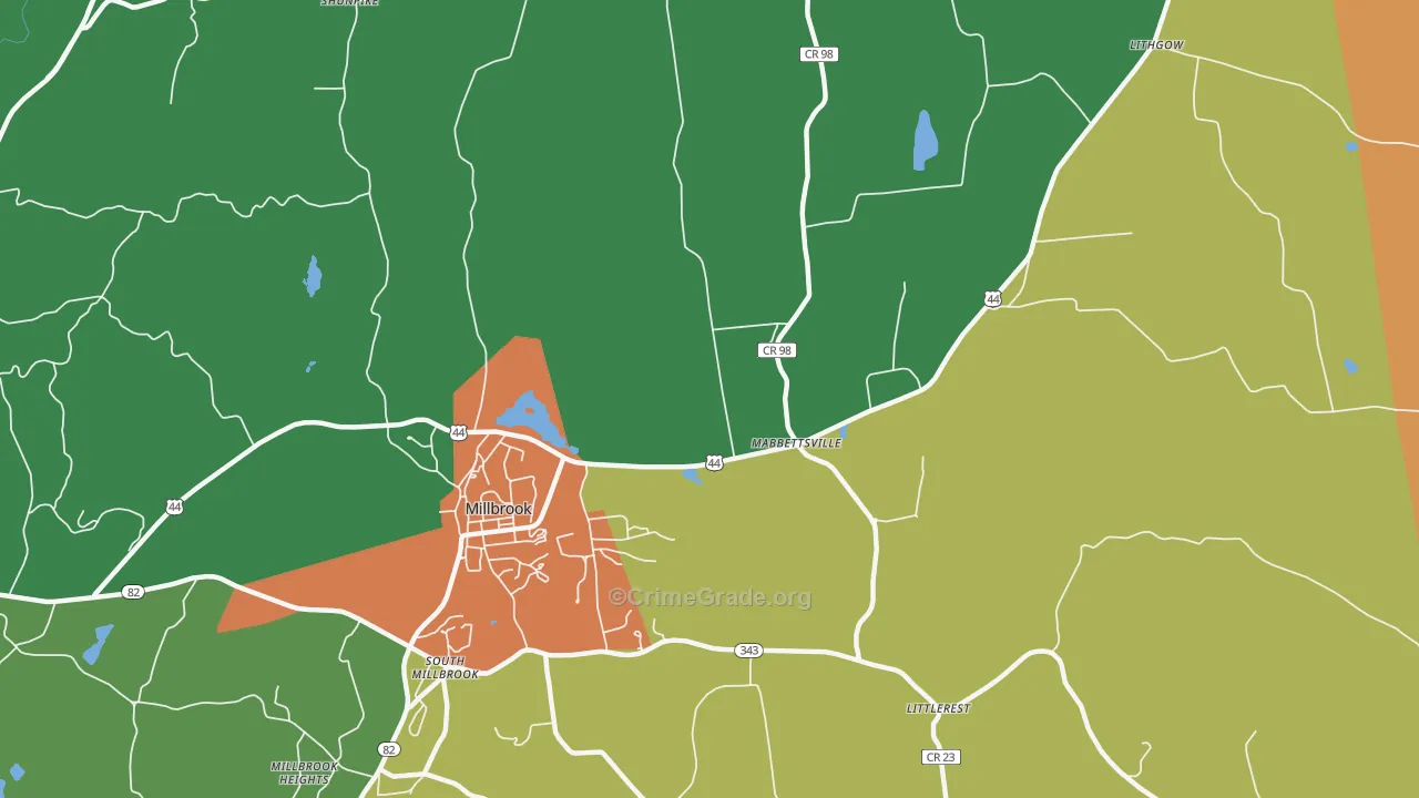 Mabbettsville, NY Map of Assault Rates