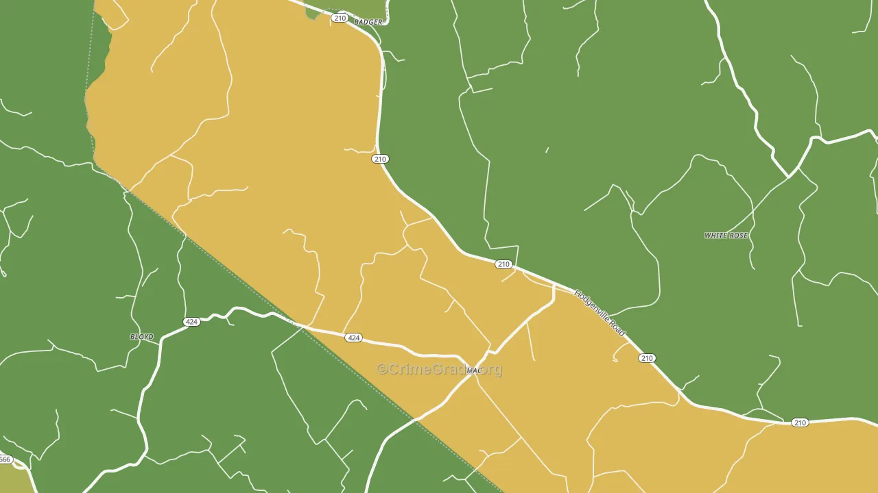 Mac, KY Map of Assault Rates