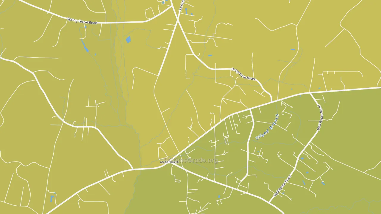 Macbeth, SC Map of Assault Rates