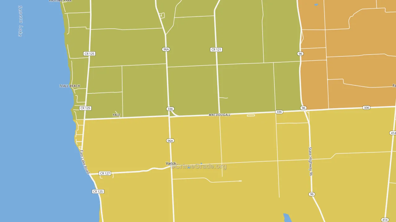 MacDougall, NY Map of Assault Rates