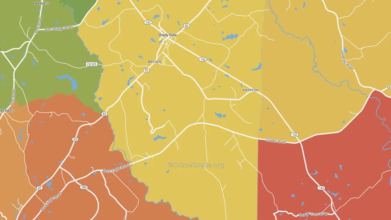 Machen, GA Map of Assault Rates