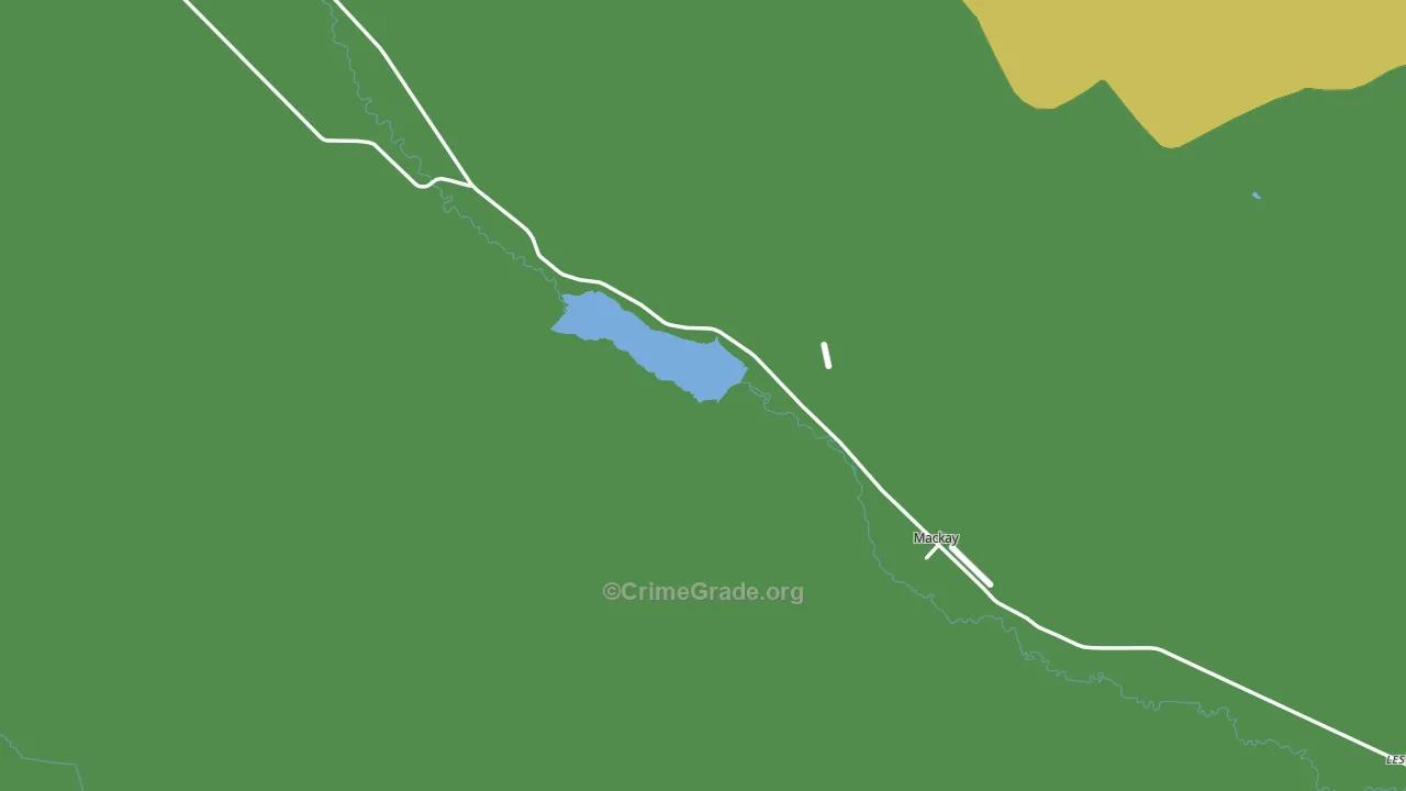 Mackay, ID Map of Assault Rates