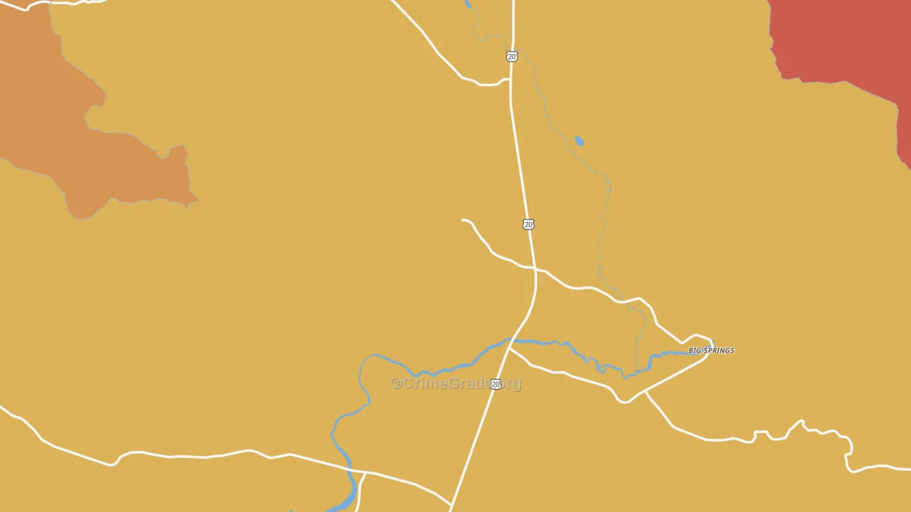 Macks Inn, ID Map of Assault Rates