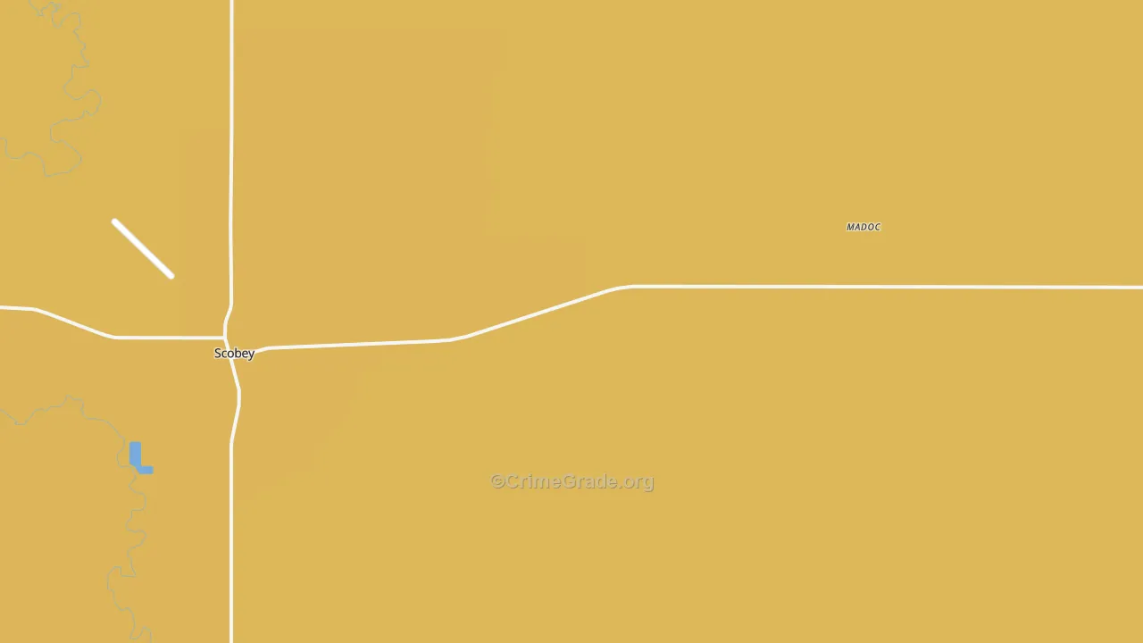 Madoc, MT Map of Assault Rates