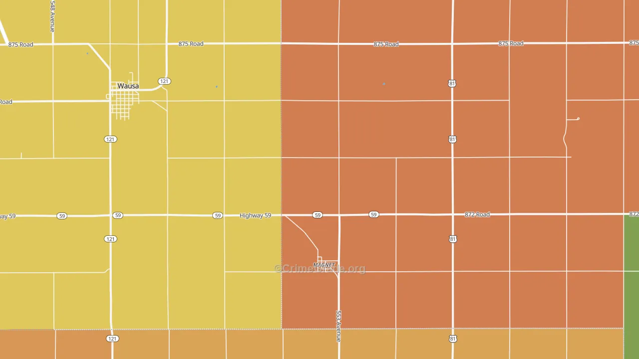Magnet, NE Map of Assault Rates