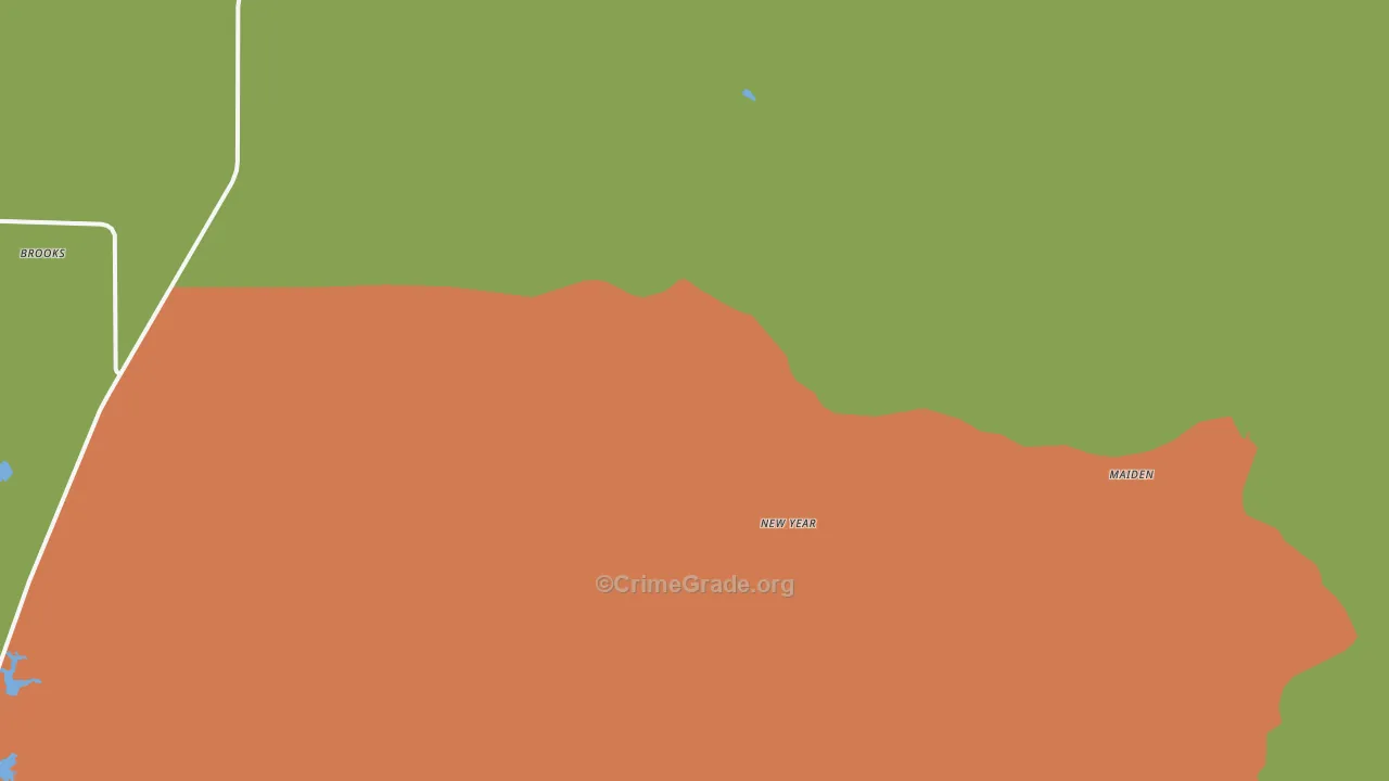 Maiden, MT Map of Assault Rates