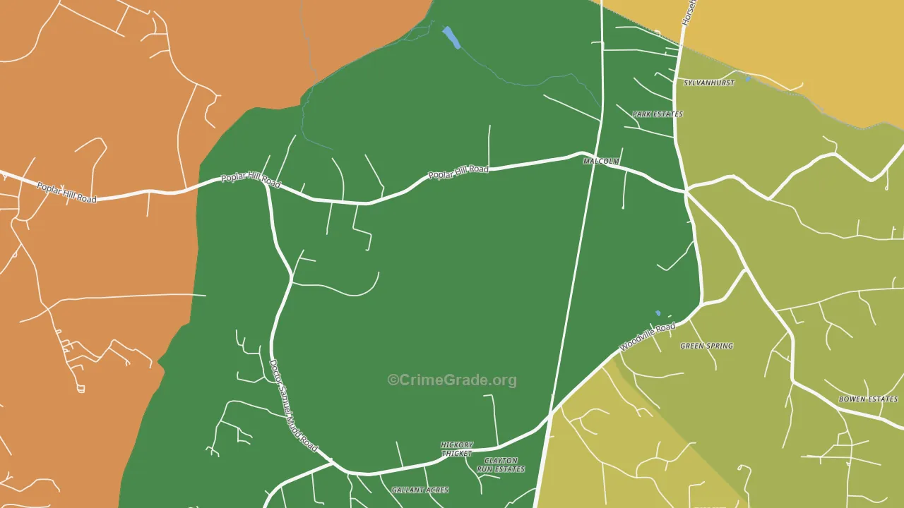 Malcolm, MD Map of Assault Rates