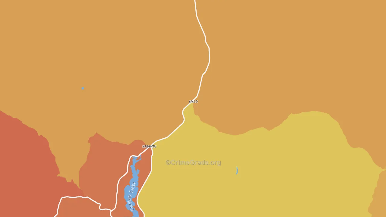 Malo, WA Map of Assault Rates