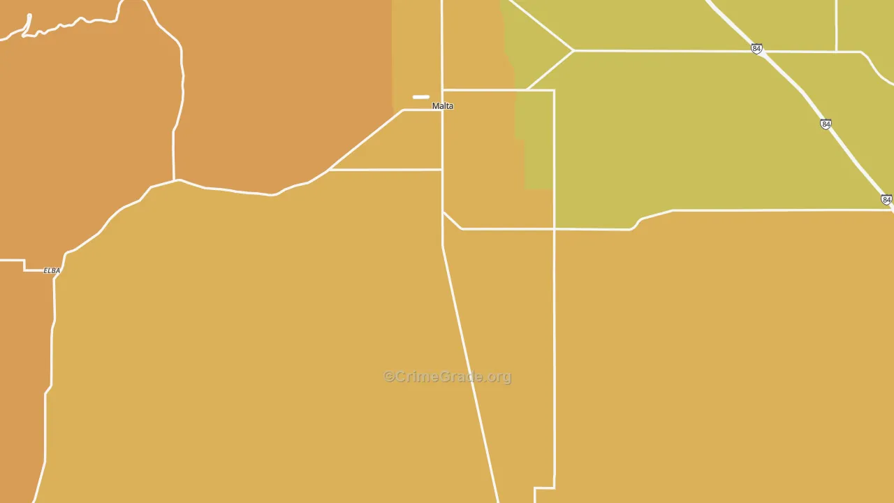 Malta, ID Map of Assault Rates