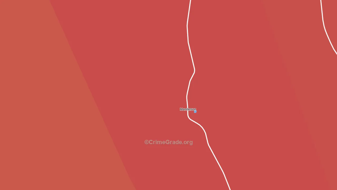 Manderson, SD Map of Assault Rates