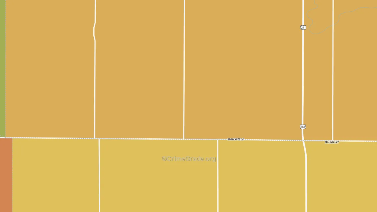Mansfield, SD Map of Assault Rates