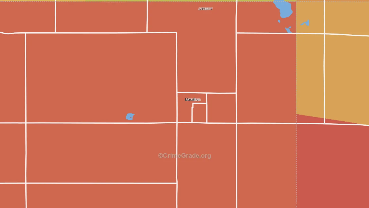 Marathon, IA Map of Assault Rates