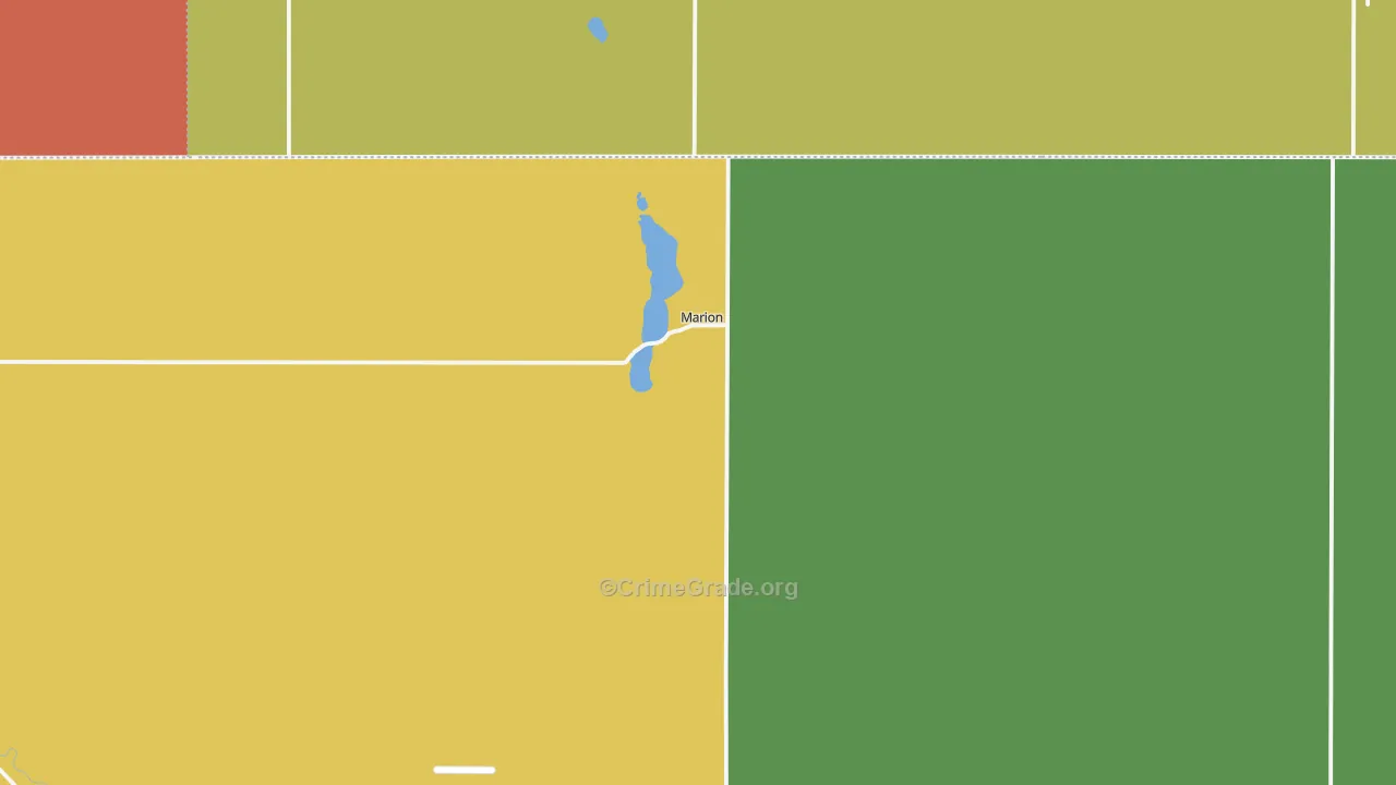 Marion, ND Map of Assault Rates