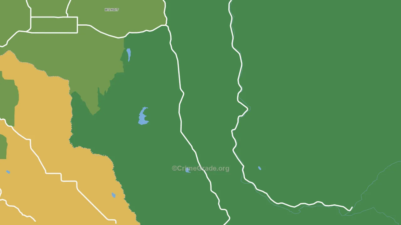 Marion, OR Map of Assault Rates