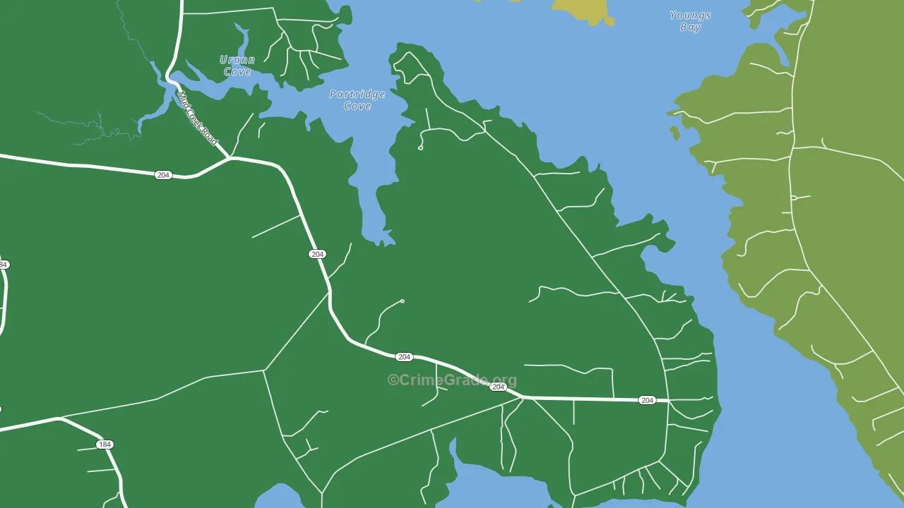 Marlboro, ME Map of Assault Rates