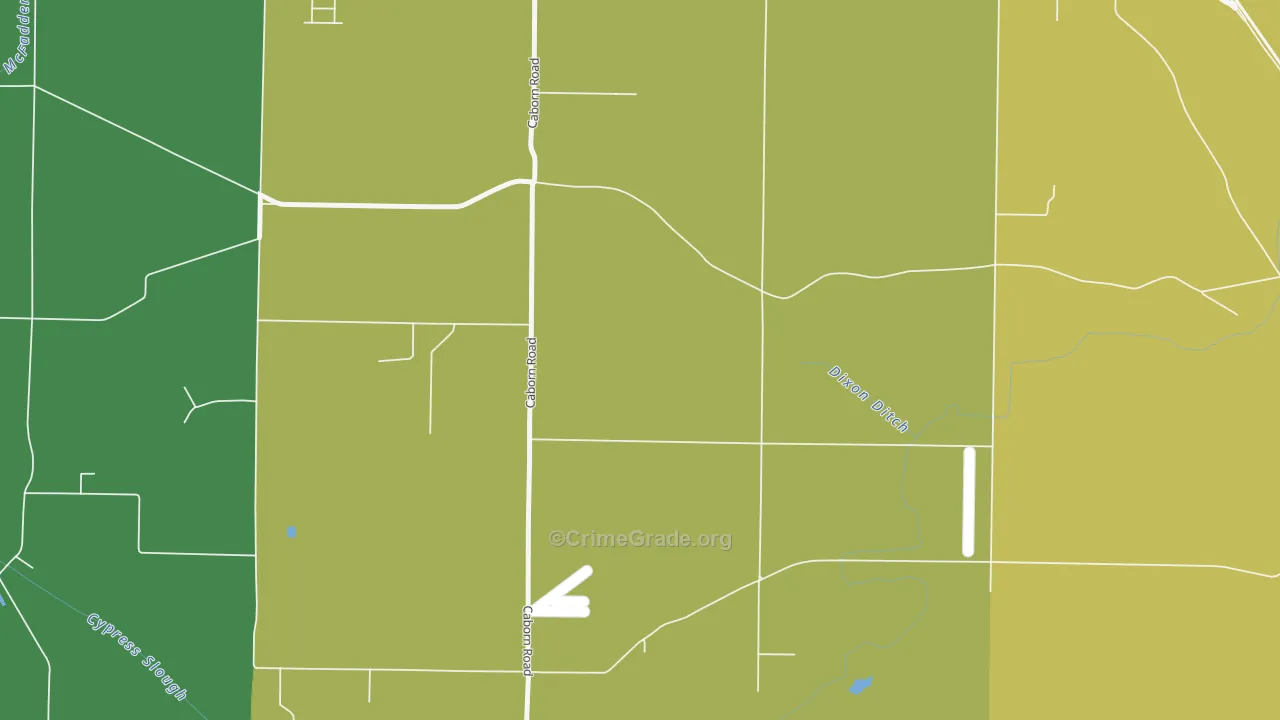 Marrs Center, IN Map of Assault Rates