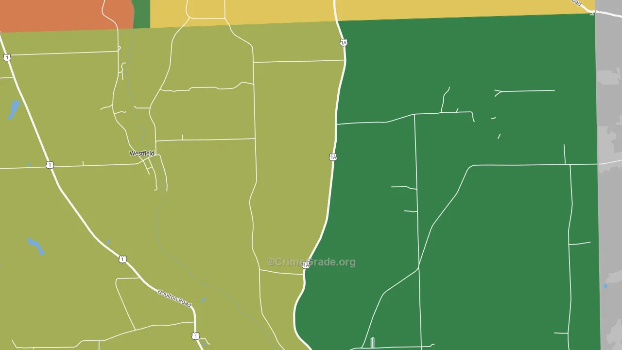 Mars Hill-Blaine, ME Map of Assault Rates