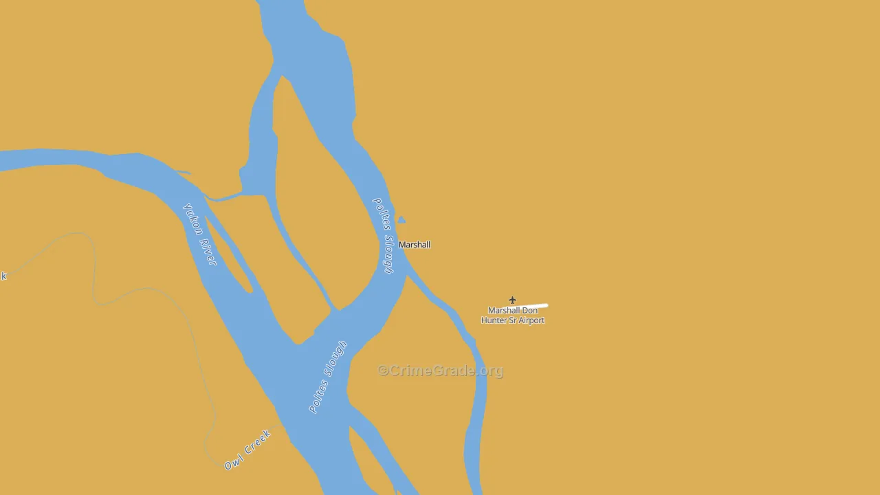 Marshall, AK Map of Assault Rates