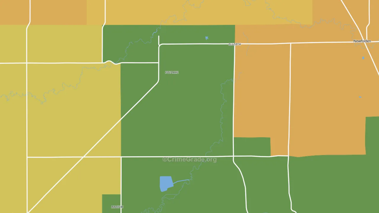 Marshall County, MN Map of Assault Rates