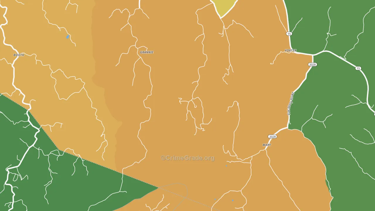Mary, KY Map of Assault Rates