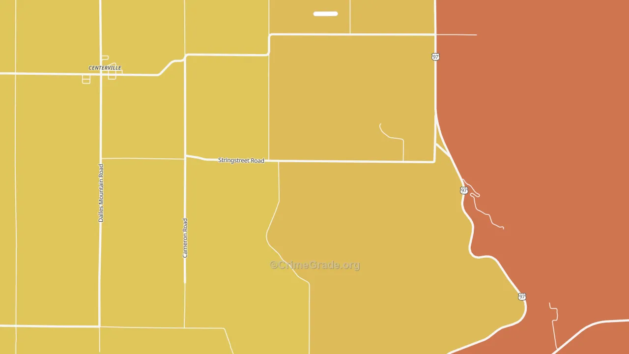 Maryhill, WA Map of Assault Rates