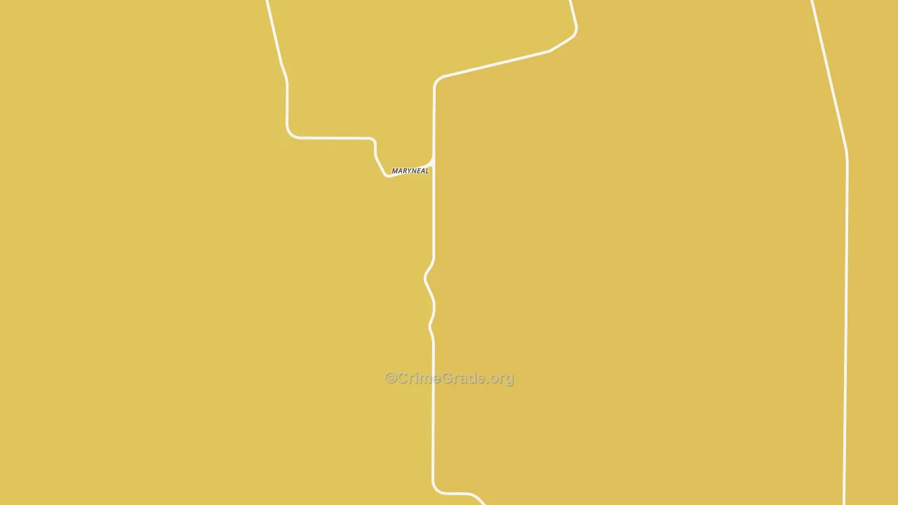 Maryneal, TX Map of Assault Rates