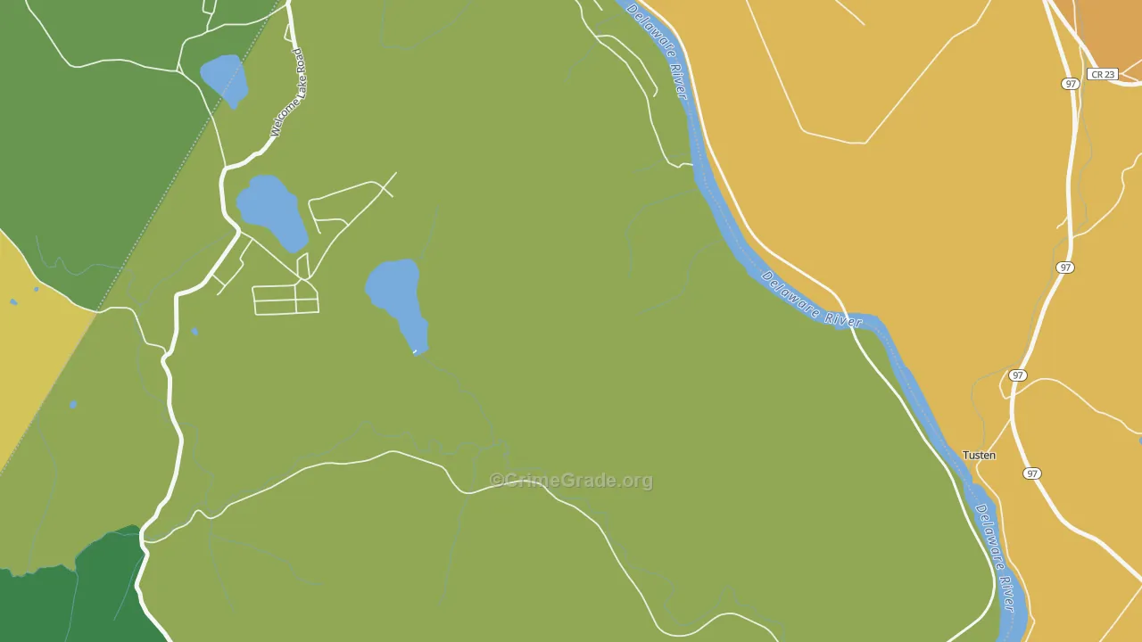 Mast Hope, PA Map of Assault Rates