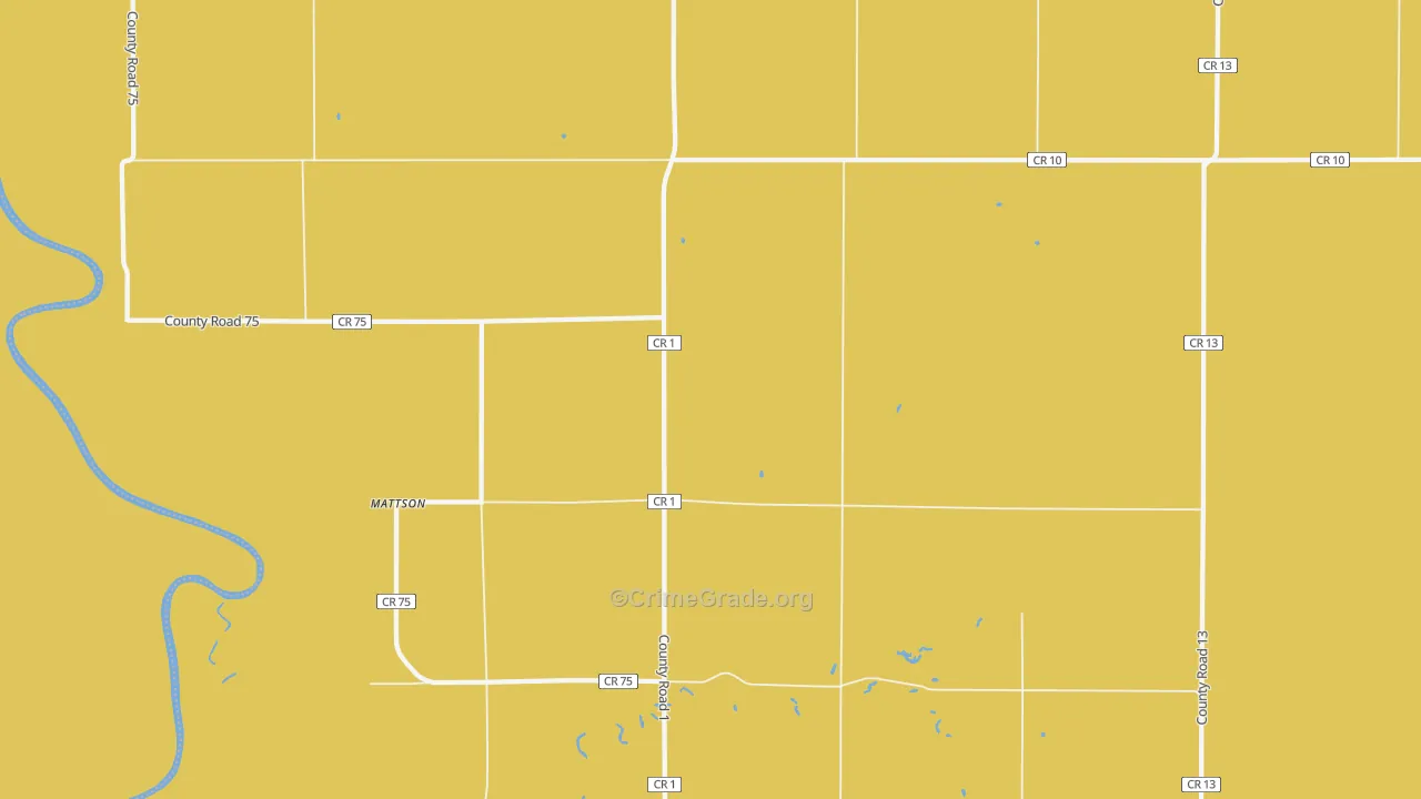 Mattson, MN Map of Assault Rates