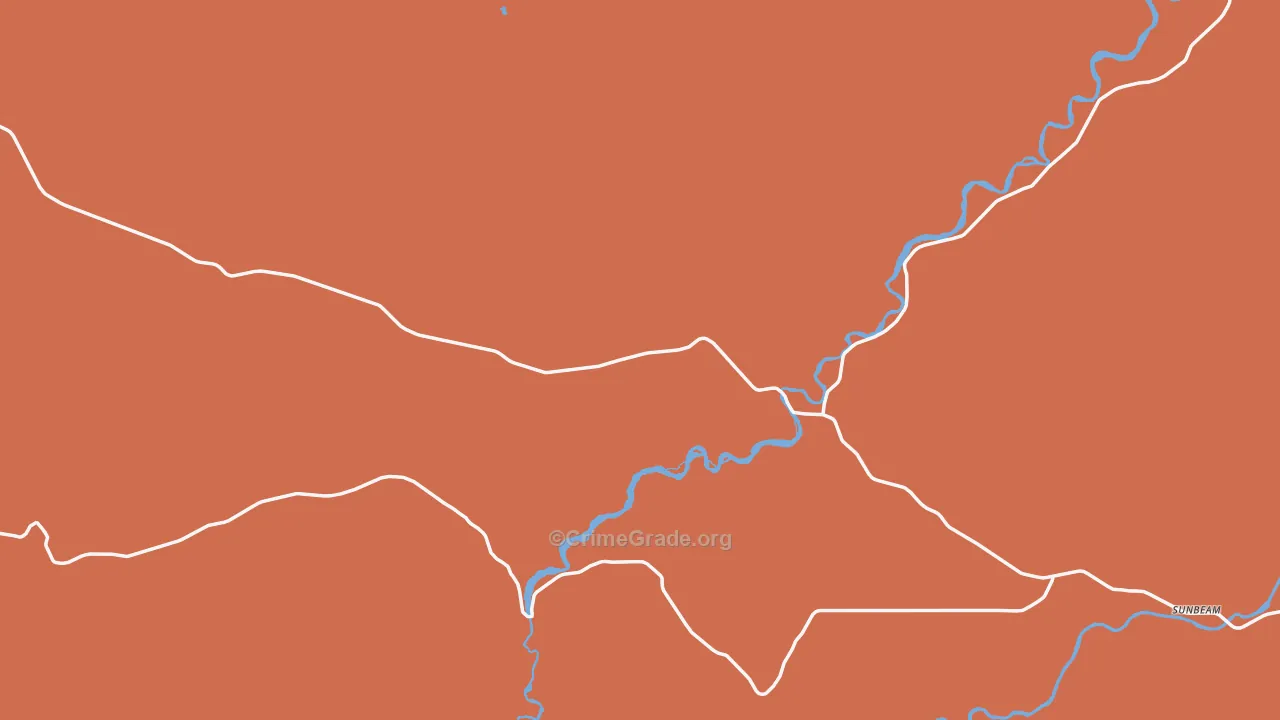 Maybell, CO Map of Assault Rates