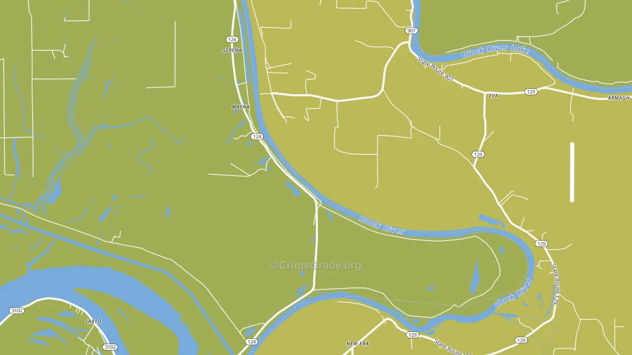 Mayna, LA Map of Assault Rates