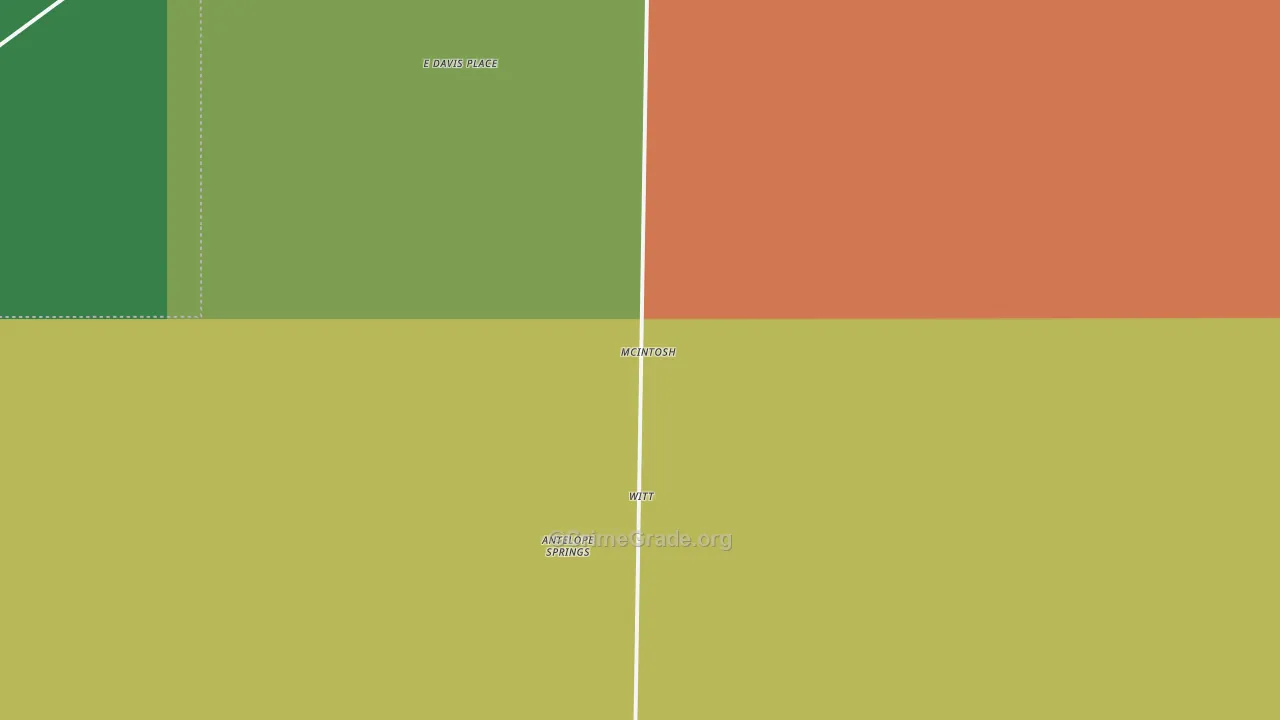Mc Intosh, NM Map of Assault Rates