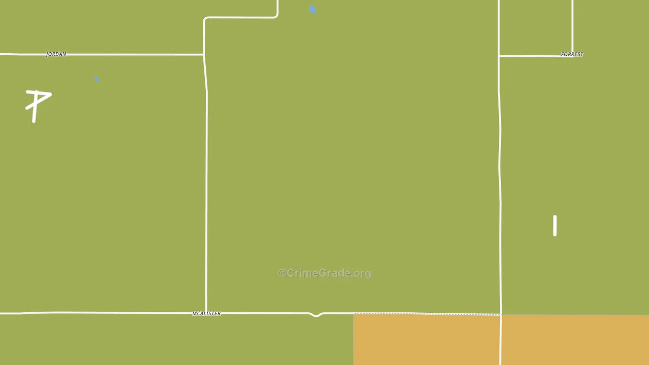 McAlister, NM Map of Assault Rates