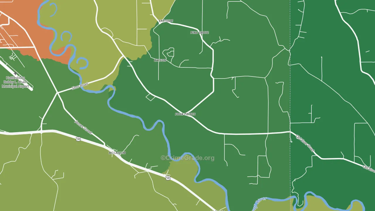 McCallum, MS Map of Assault Rates