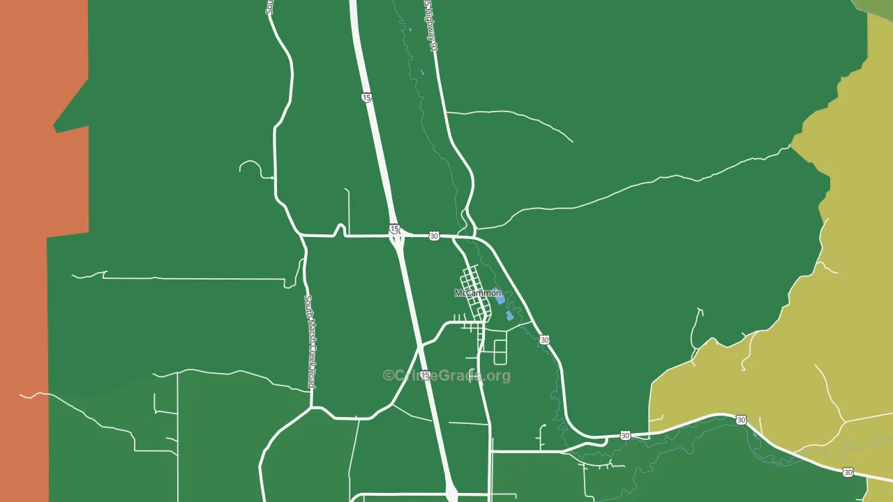 McCammon, ID Map of Assault Rates