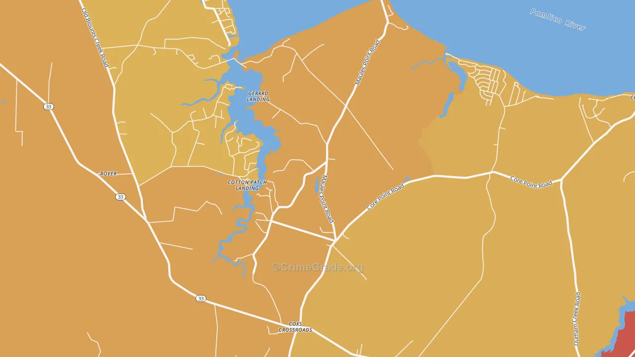 McConnell, NC Map of Assault Rates