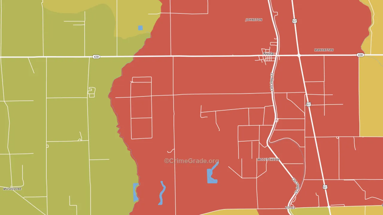 McCutcheon, MS Map of Assault Rates