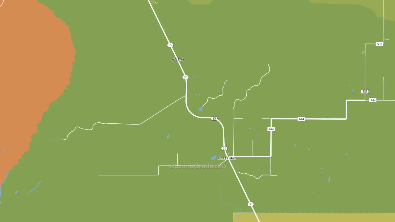 McFarland, MI Map of Assault Rates