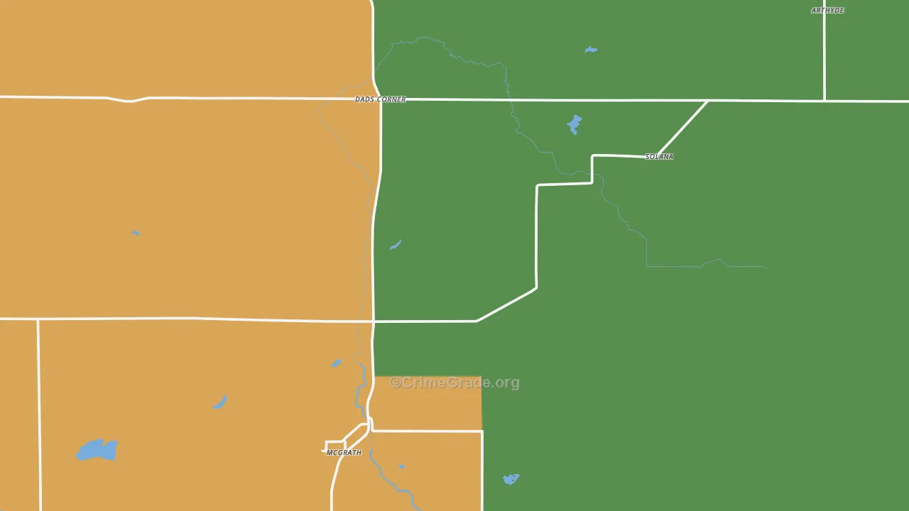 McGrath, MN Map of Assault Rates