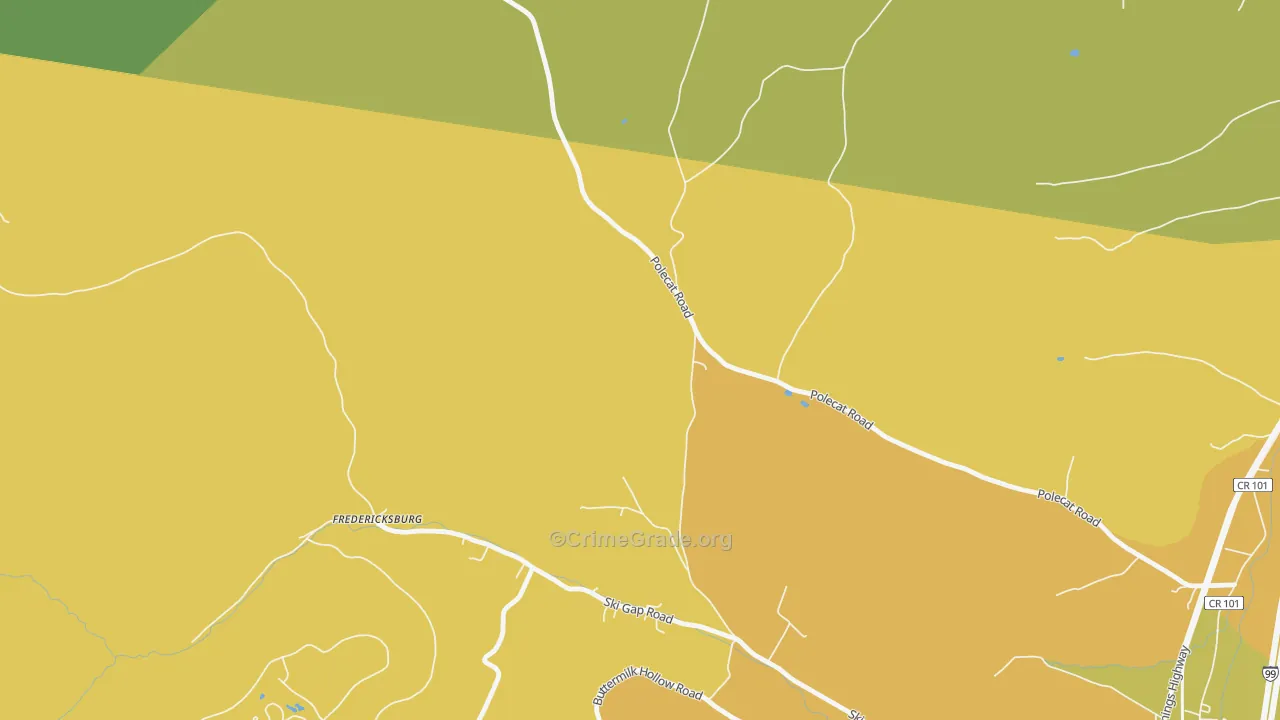 McKee, PA Map of Assault Rates