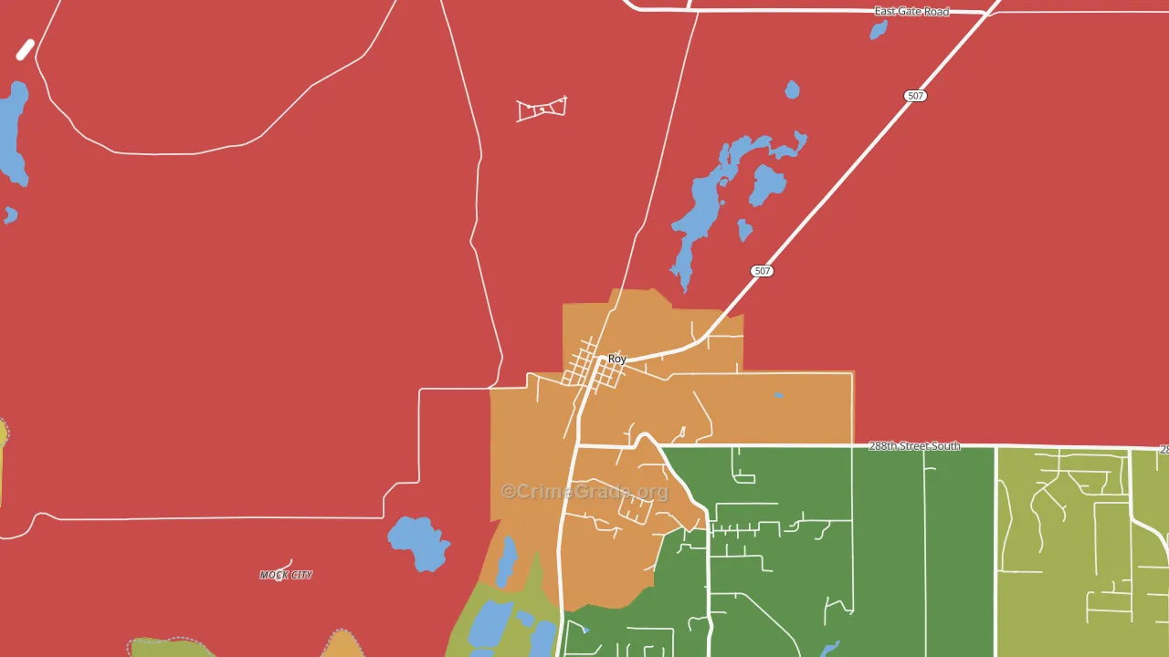 Mckenna, WA Map of Assault Rates
