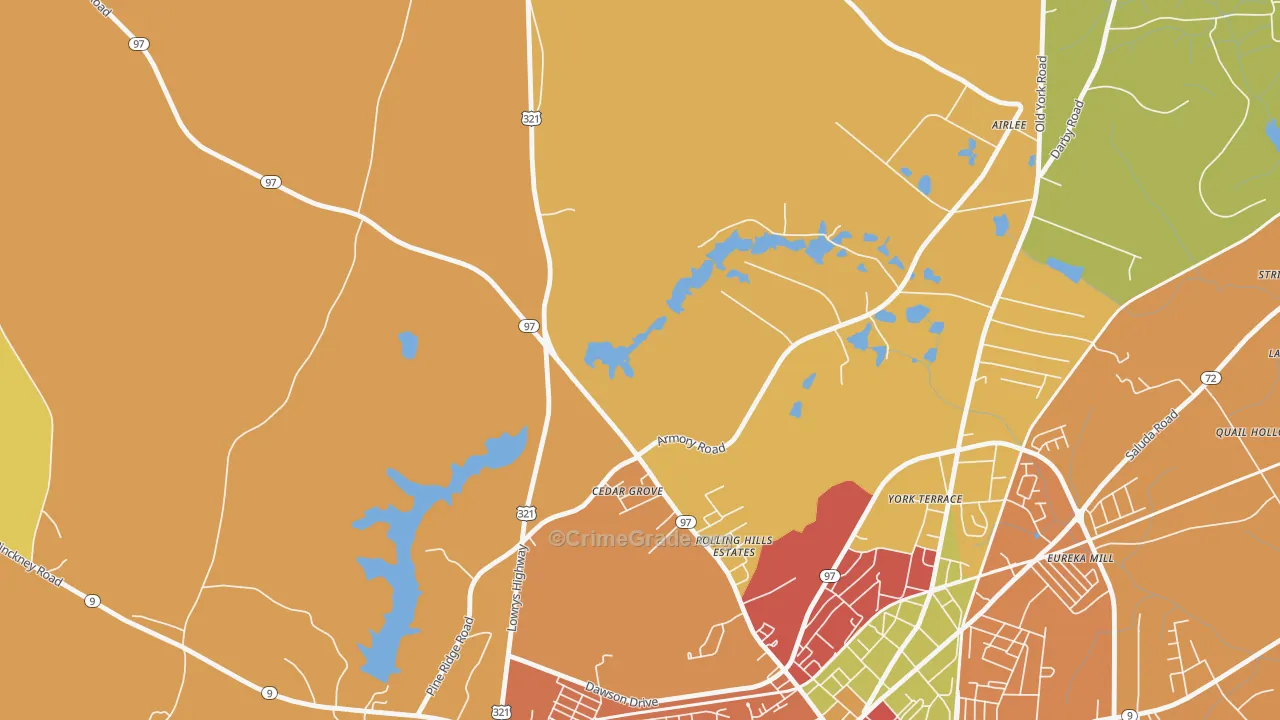 Mckeown, SC Map of Assault Rates