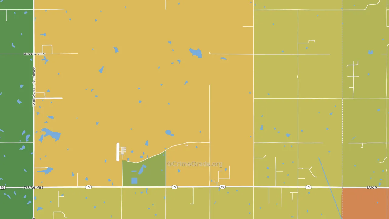 McKiddyville, OK Map of Assault Rates