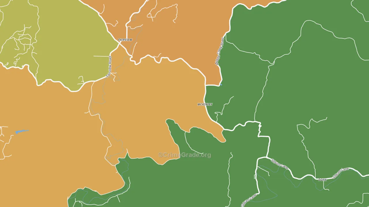 McKinley, OR Map of Assault Rates