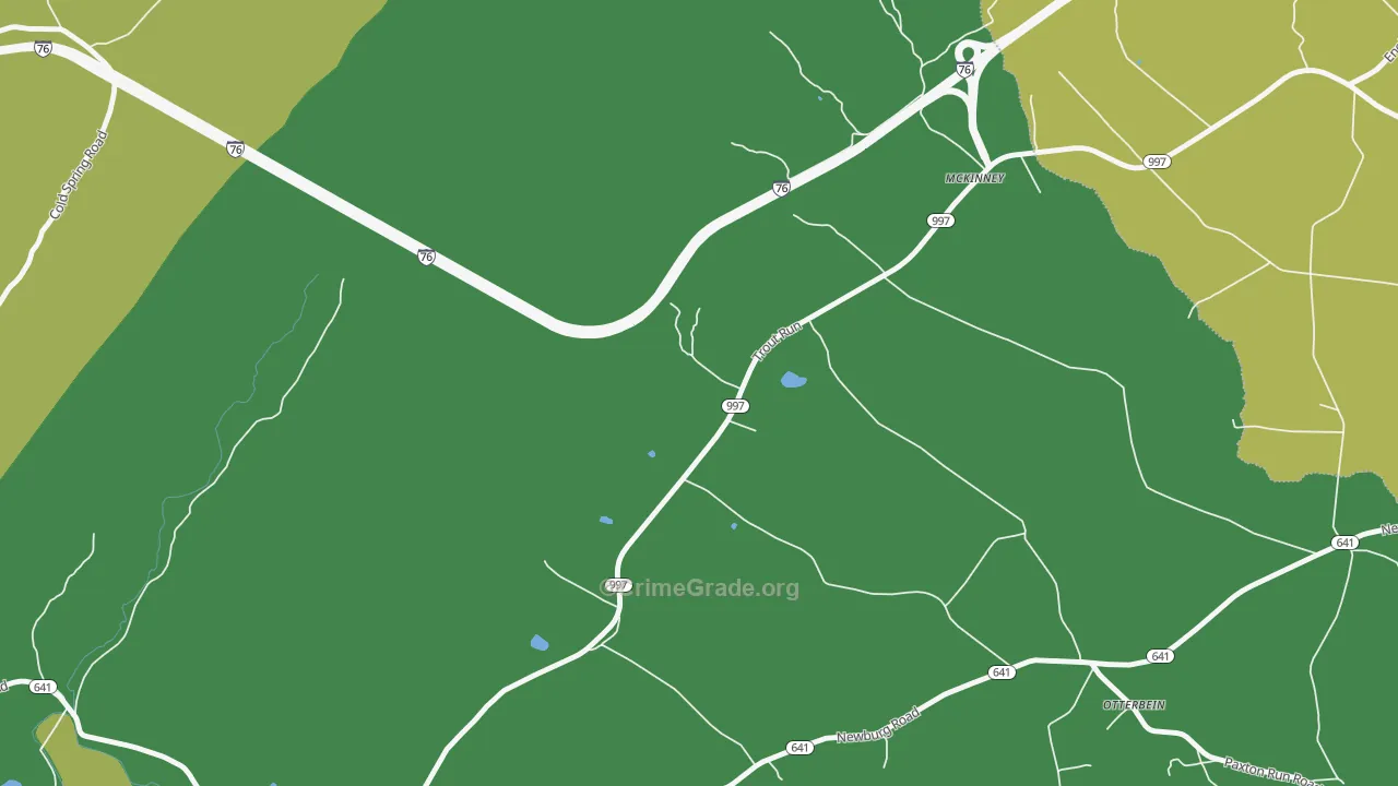 McKinney, PA Map of Assault Rates