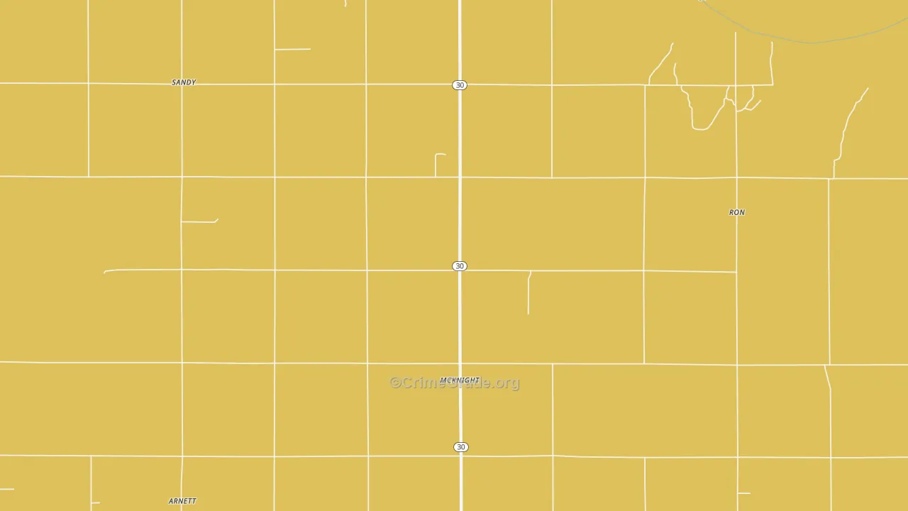 McKnight, OK Map of Assault Rates
