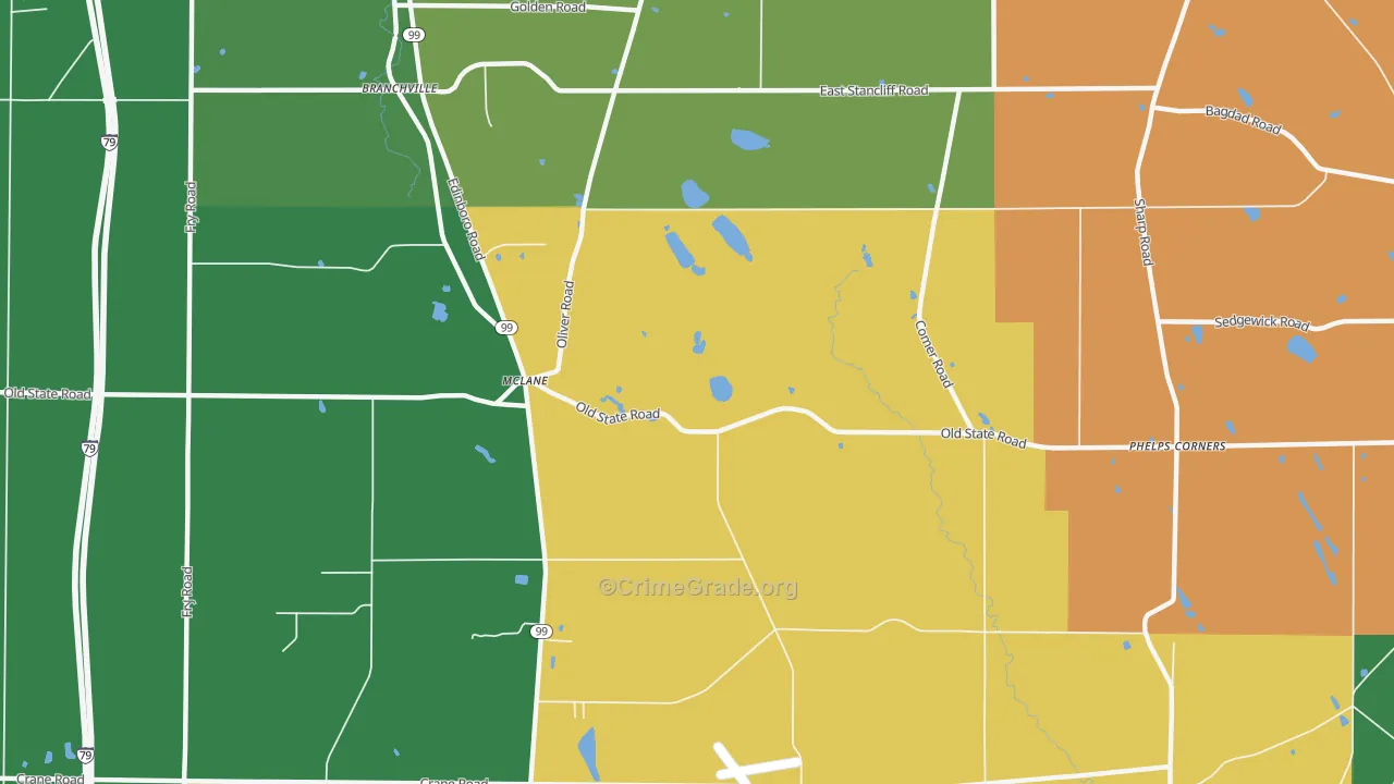 McLane, PA Map of Assault Rates