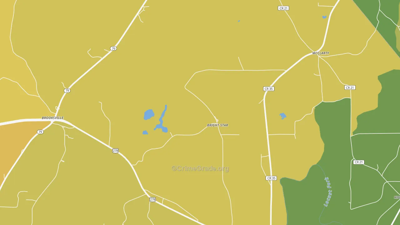 McLarty, AL Map of Assault Rates