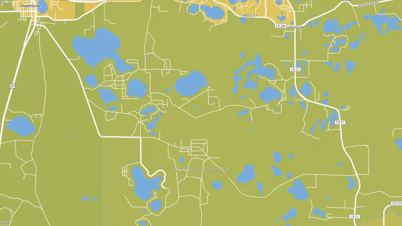 McMeekin, FL Map of Assault Rates