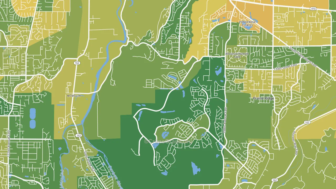 McMillin, WA Map of Assault Rates