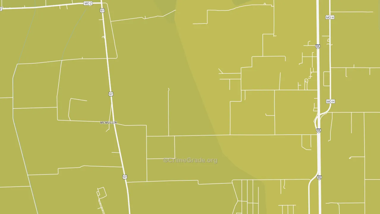 McMullin, MO Map of Assault Rates